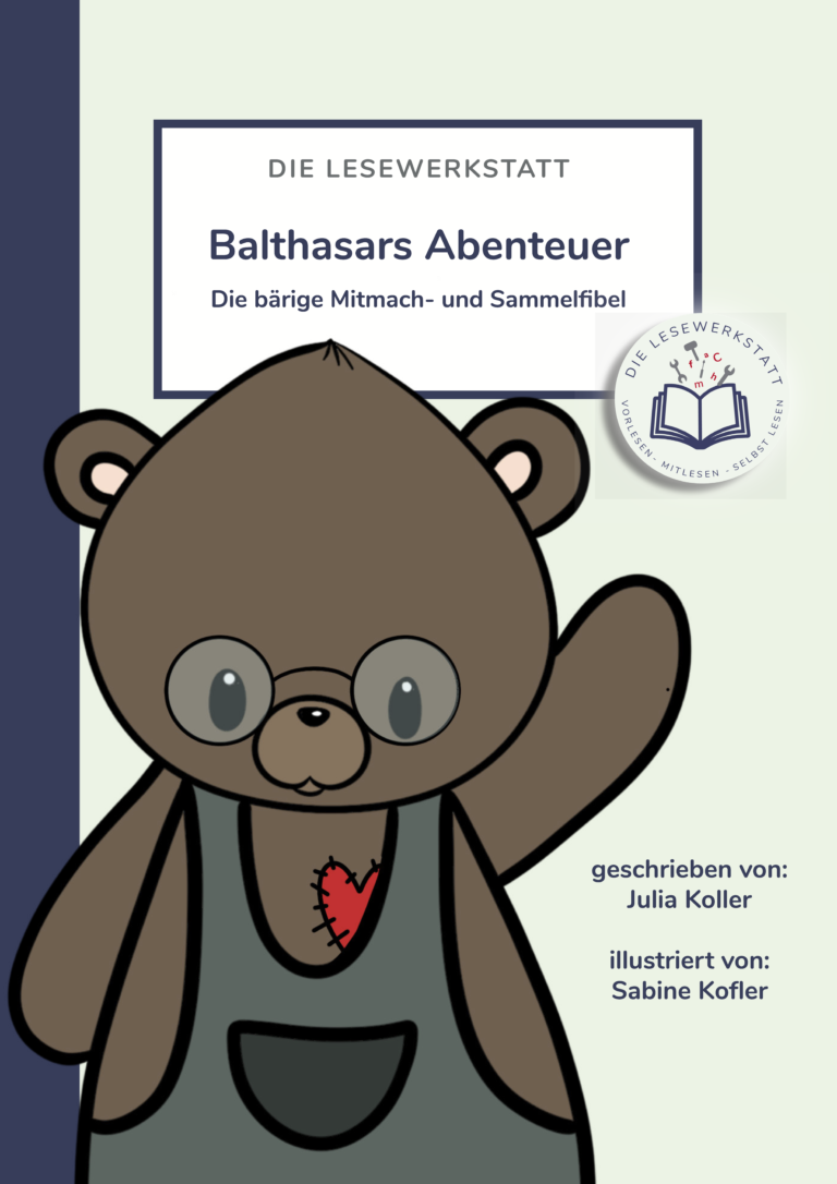 Cover der Mitmach- und Sammelfiebel von Balthasars Abenteuer